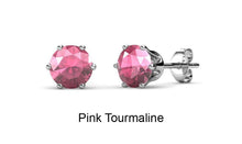 Load image into Gallery viewer, Destiny 2 Pair Earring Set with Swarovski Crystals - Pink Tourmaline & Alexandrite