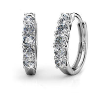 Load image into Gallery viewer, Destiny Royalty 5 Pair Earring Set with Swarovski Crystals - Silver