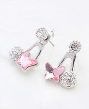 Load image into Gallery viewer, CDE Liya Butterfly Earring with Swarovski Crystals