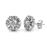 Load image into Gallery viewer, Destiny Sun Petal Earrings With Crystals From Swarovski