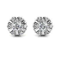 Load image into Gallery viewer, Destiny Sun Petal Earrings With Crystals From Swarovski