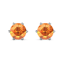 Load image into Gallery viewer, Destiny Tangerine Earring With Crystals From Swarovski in a Macaroon Case