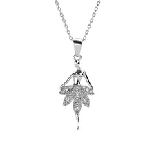 Load image into Gallery viewer, Destiny Pixie Ballerina Necklace with Swarovski Crystals
