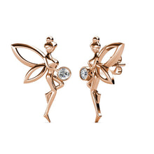 Load image into Gallery viewer, Destiny Fairy earrings with Swarovski Crystals – Rose