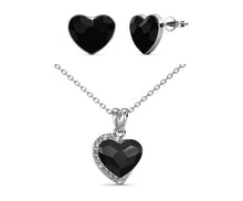 Load image into Gallery viewer, Destiny Lyla Set with Swarovski Crystals - Black