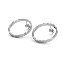 Load image into Gallery viewer, Destiny Maya Halo Earrings with Swarovski Crystals