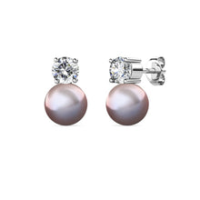 Load image into Gallery viewer, Destiny 7 Days Droplet Pearl Earring set with Swarovski Crystals & Pearls