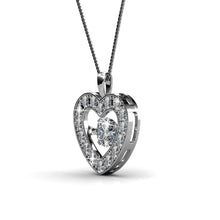 Load image into Gallery viewer, Destiny Dancing Heart with Swarovski Crystals