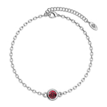 Load image into Gallery viewer, Destiny Birthstone Bracelet with Swarovski® Crystals - 12 Months Available - September/Sapphire