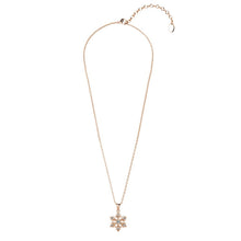 Load image into Gallery viewer, Destiny Enchanted Snowflake Necklace With Crystals From Swarovski® - Gold