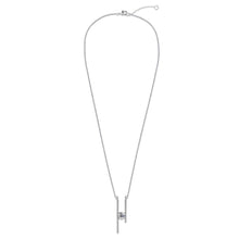 Load image into Gallery viewer, Celèsta 925 Sterling Silver 1.00ct Moissanite Leia Drop Necklace