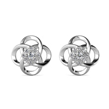 Load image into Gallery viewer, Destiny Aurelia Eternity Earrings With Swarovski® Crystals