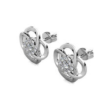 Load image into Gallery viewer, Destiny Aurelia Eternity Earrings With Swarovski® Crystals
