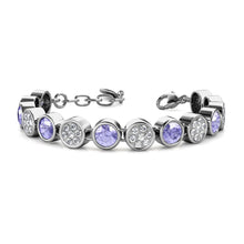 Load image into Gallery viewer, Destiny Alexandrite/June Birthstone Bracelet with Swarovski Crystals