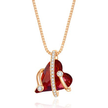 Load image into Gallery viewer, HerJewellery Gemma Heart Necklace with Swarovski® Crystal