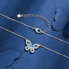 Load image into Gallery viewer, HerJewellery Kaia Butterfly Necklace with Swarovski Crystal