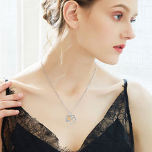 Load image into Gallery viewer, HerJewellery Cecilia Heart Necklace with Swarovski Crystals
