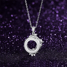 Load image into Gallery viewer, HerJewellery 925 Sterling Silver Ella Halo Necklace with Swarovski Crystals