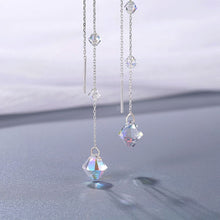 Load image into Gallery viewer, HerJewellery 925 Sterling Silver Lia Drop Necklace with Swarovski Crystals