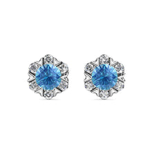 Load image into Gallery viewer, Destiny Petal March/Aquamarine Birthstone Set with Swarovski Crystals