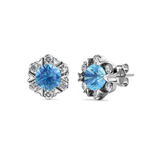 Load image into Gallery viewer, Destiny Petal March/Aquamarine Birthstone Set with Swarovski Crystals