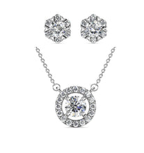 Load image into Gallery viewer, Destiny Petal April/Diamond Birthstone Set with Swarovski Crystals