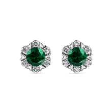 Load image into Gallery viewer, Destiny Petal May/Emerald Birthstone Set with Swarovski Crystals