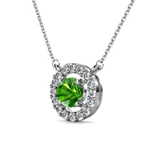 Load image into Gallery viewer, Destiny Petal August/Peridot Birthstone Set with Swarovski Crystals