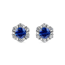Load image into Gallery viewer, Destiny Petal September/Sapphire Birthstone Set with Swarovski Crystals