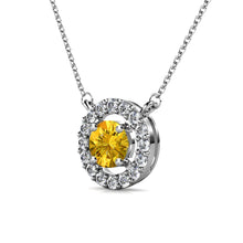 Load image into Gallery viewer, Destiny Petal November/Citrine Birthstone Set with Swarovski Crystals