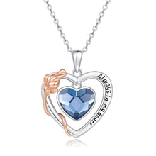 Load image into Gallery viewer, HerJewellery Always in My Heart Necklace with Swarovski Crystals
