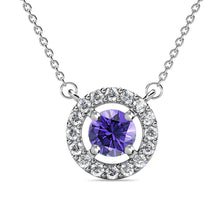 Load image into Gallery viewer, Destiny Petal February/Amethyst Birthstone Set with Swarovski Crystals