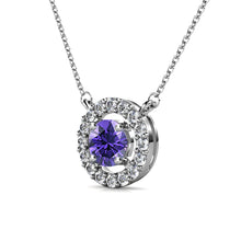 Load image into Gallery viewer, Destiny Petal February/Amethyst Birthstone Set with Swarovski Crystals