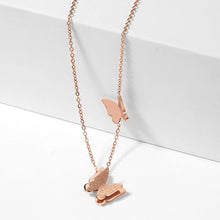 Load image into Gallery viewer, Destiny Harmony Butterfly Titanium Necklace