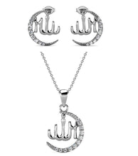 Load image into Gallery viewer, Destiny Crescent Set with Swarovski Crystals