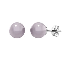 Load image into Gallery viewer, Destiny Pearl Earring & Necklace Set with Swarovski® Pearls – Lavender