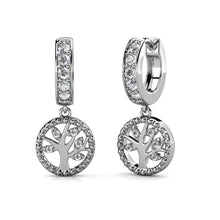Load image into Gallery viewer, Destiny Tree of Life Earrings with Swarovski Crystals