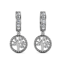Load image into Gallery viewer, Destiny Tree of Life Earrings with Swarovski Crystals