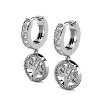 Load image into Gallery viewer, Destiny Tree of Life Earrings with Swarovski Crystals