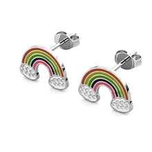 Load image into Gallery viewer, Destiny 925 Silver Kid's Rainbow Set with Swarovski Crystals