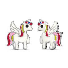 Load image into Gallery viewer, Destiny 925 Sterling Silver Kid's Unicorn Set with Swarovski Crystals