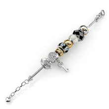 Load image into Gallery viewer, Destiny Madison Black Bracelet with Swarovski Crystal