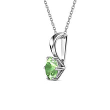 Load image into Gallery viewer, Destiny Peridot Necklace with Swarovski Crystal