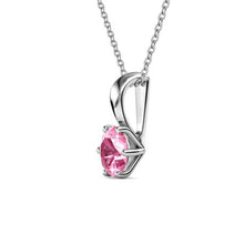 Load image into Gallery viewer, Destiny Pink Necklace with Swarovski Crystal