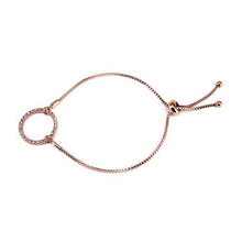 Load image into Gallery viewer, Destiny Evie Halo Bracelet with Swarovski Crystals - Rose