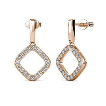 Load image into Gallery viewer, Destiny Aria earring with Swarovski Crystals - Rose