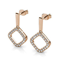 Load image into Gallery viewer, Destiny Aria earring with Swarovski Crystals - Rose