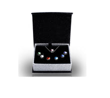 Load image into Gallery viewer, Destiny 7 Pendant Set with Swarovski Crystals