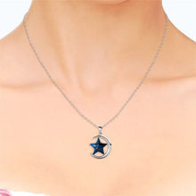Load image into Gallery viewer, Destiny Starry Moon Necklace with Swarovski Crystals