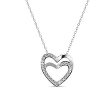 Load image into Gallery viewer, Destiny Sapphira Heart Necklace with Swarovski Crystals